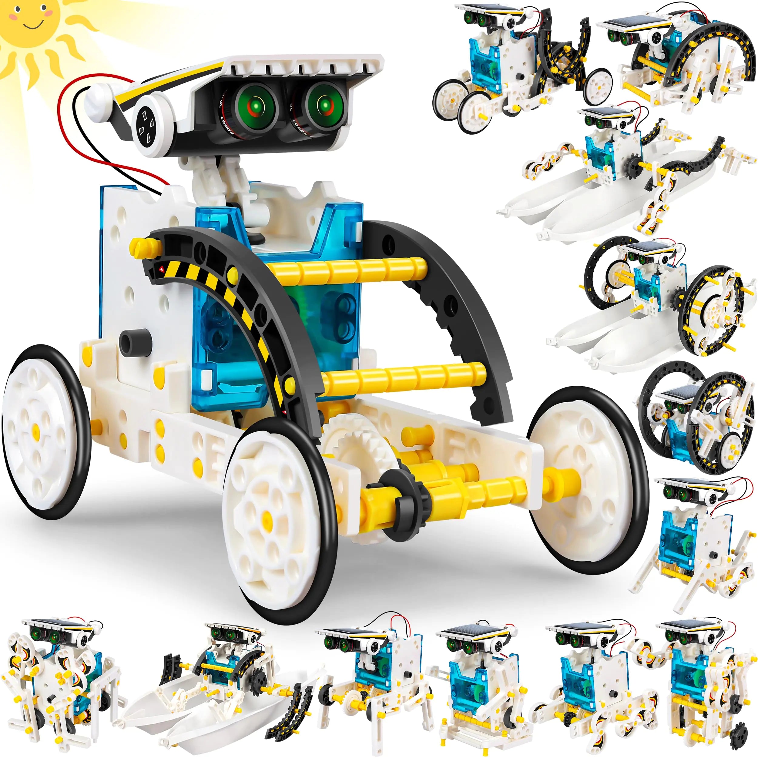 STEM 13-in-1 Solar Power Robots Creation Toy Educational Experiment DIY Robotics