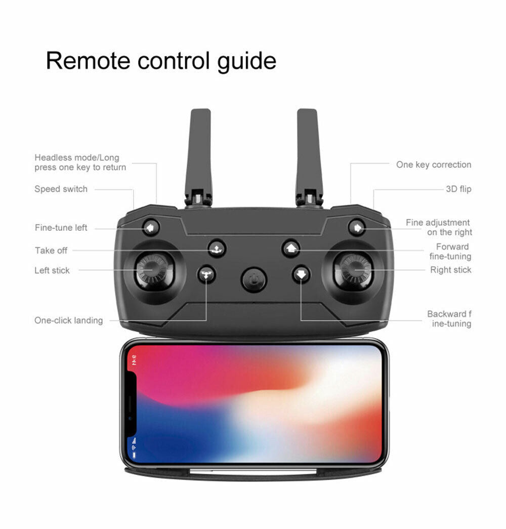 E88 Pro 4K Foldable Drone — Dual Camera, WiFi FPV, Beginner Ready