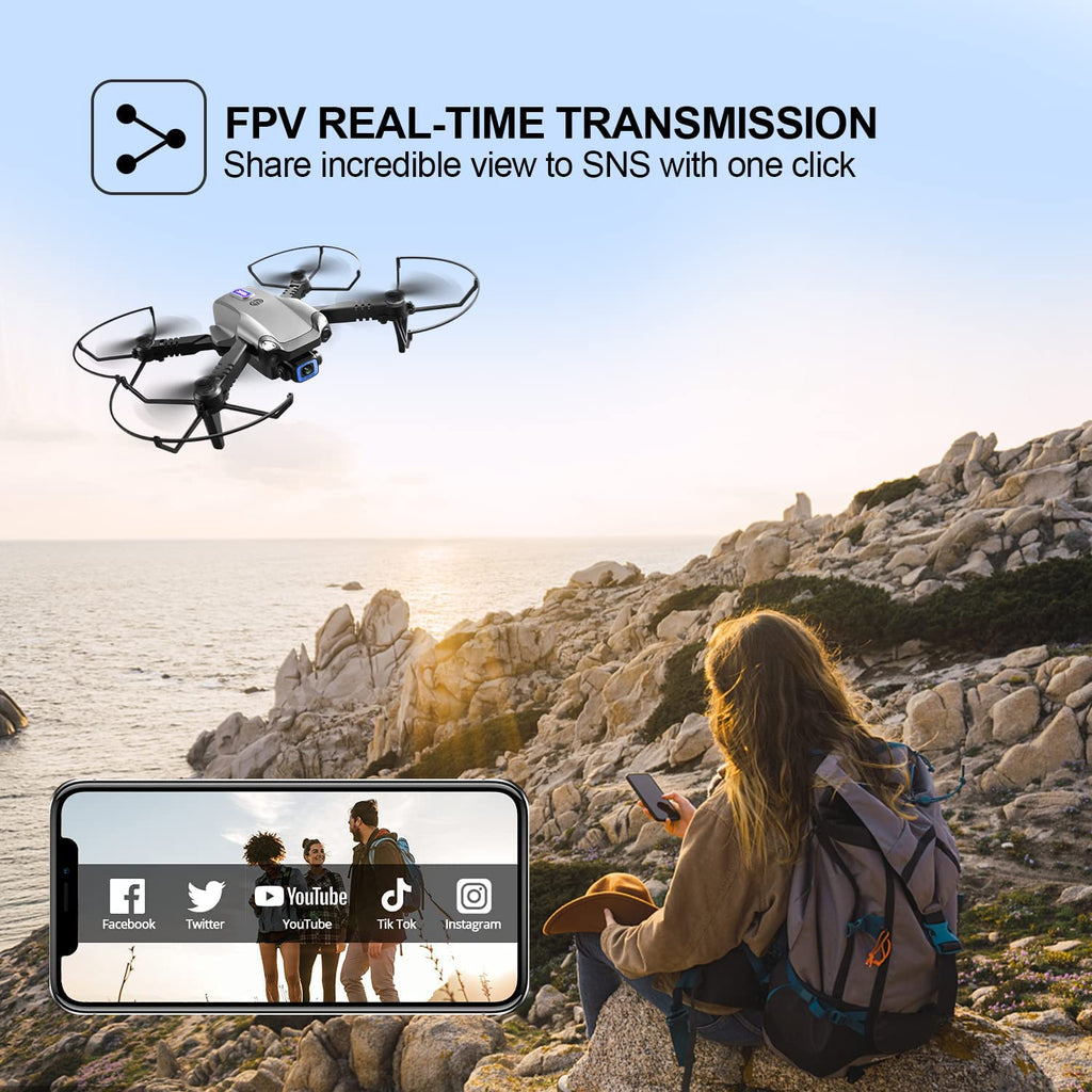 V20 6K HD Gesture Control Drone — WiFi FPV Quadcopter with Dual Camera