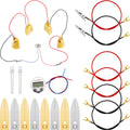 2 Sets Fruit Battery Science Experiment Kit Potato Clock Science Kit Orange Lemo