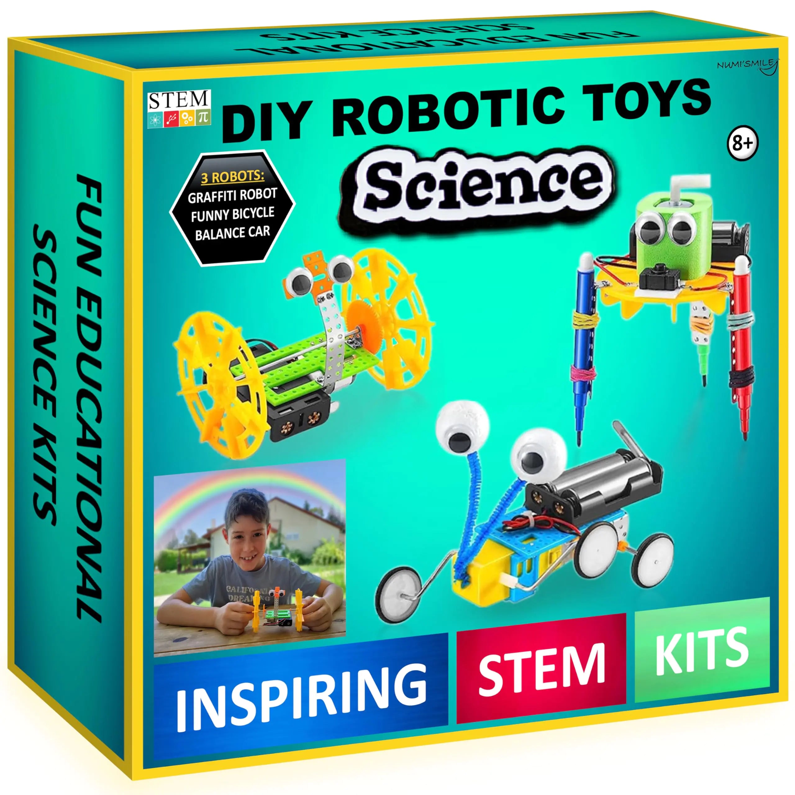 Science Robotics Kit STEM Toys for Boys DIY Educational Arts and Crafts for Kids