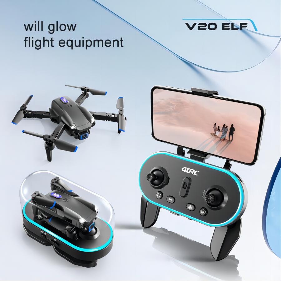 V20 6K HD Gesture Control Drone — WiFi FPV Quadcopter with Dual Camera