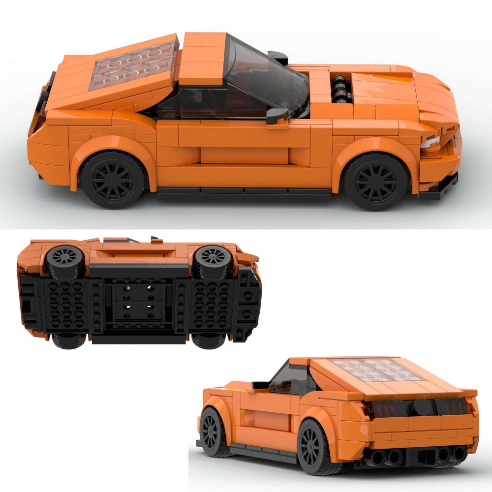 348-Piece Mustang-Inspired Muscle Car Building Kit — STEM Toy for Kids