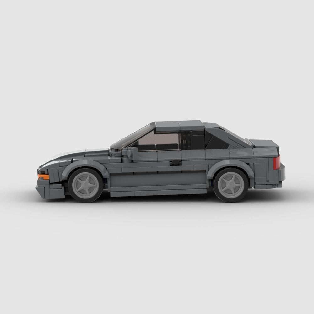 337-Piece Classic BMW Coupe Building Kit — Retro Car Model for Kids & Adults