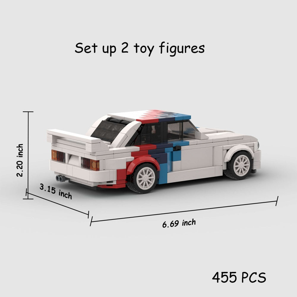 355-Piece BMW M3 Race Car Building Kit — STEM Toy for Kids & Adults