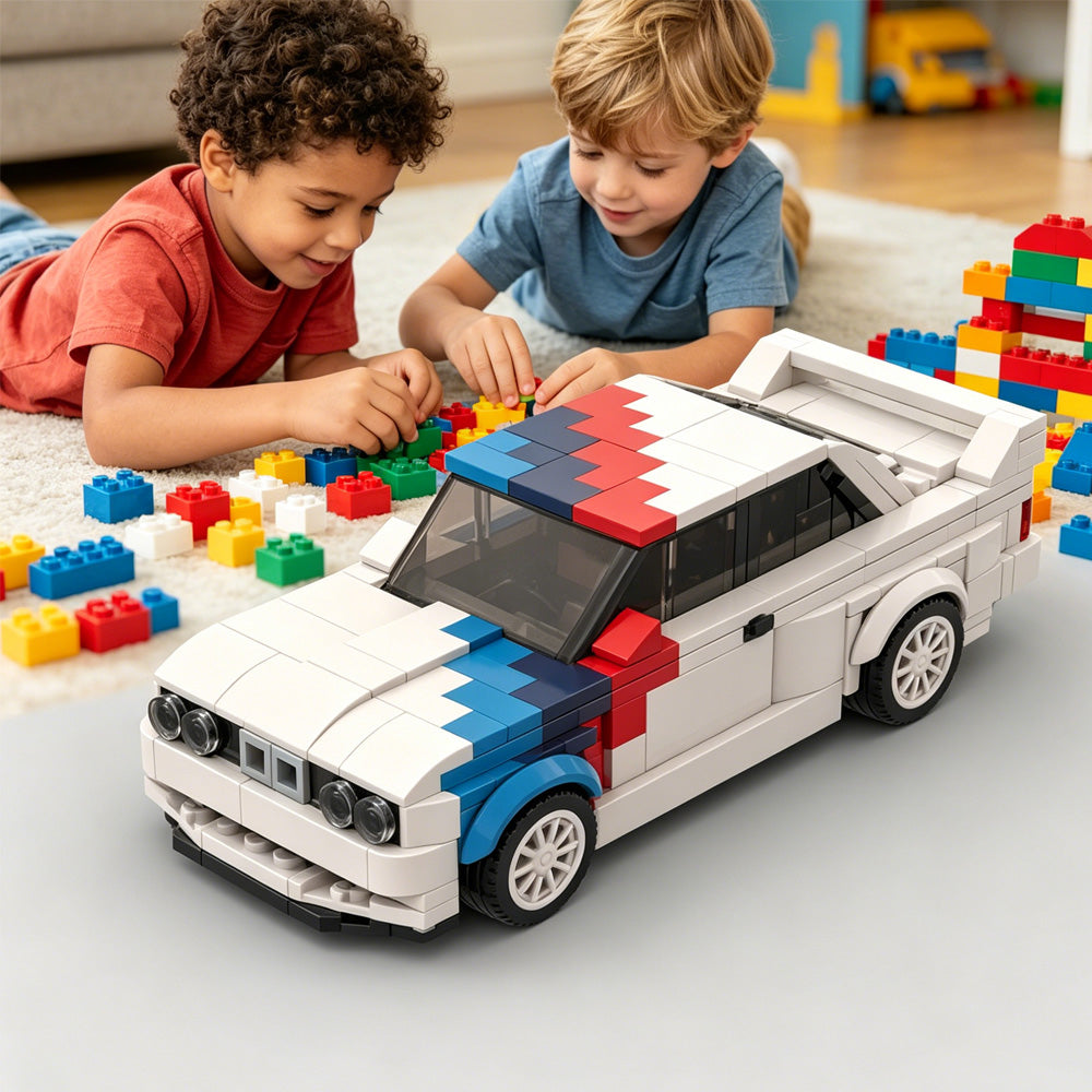 355-Piece BMW M3 Race Car Building Kit — STEM Toy for Kids & Adults