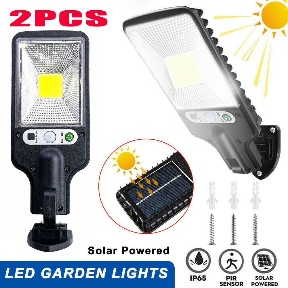 Solar Motion-Sensor Wall Light — Outdoor Security Light for Home & Garden