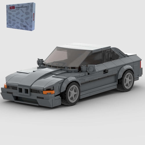 337-Piece Classic BMW Coupe Building Kit — Retro Car Model for Kids & Adults